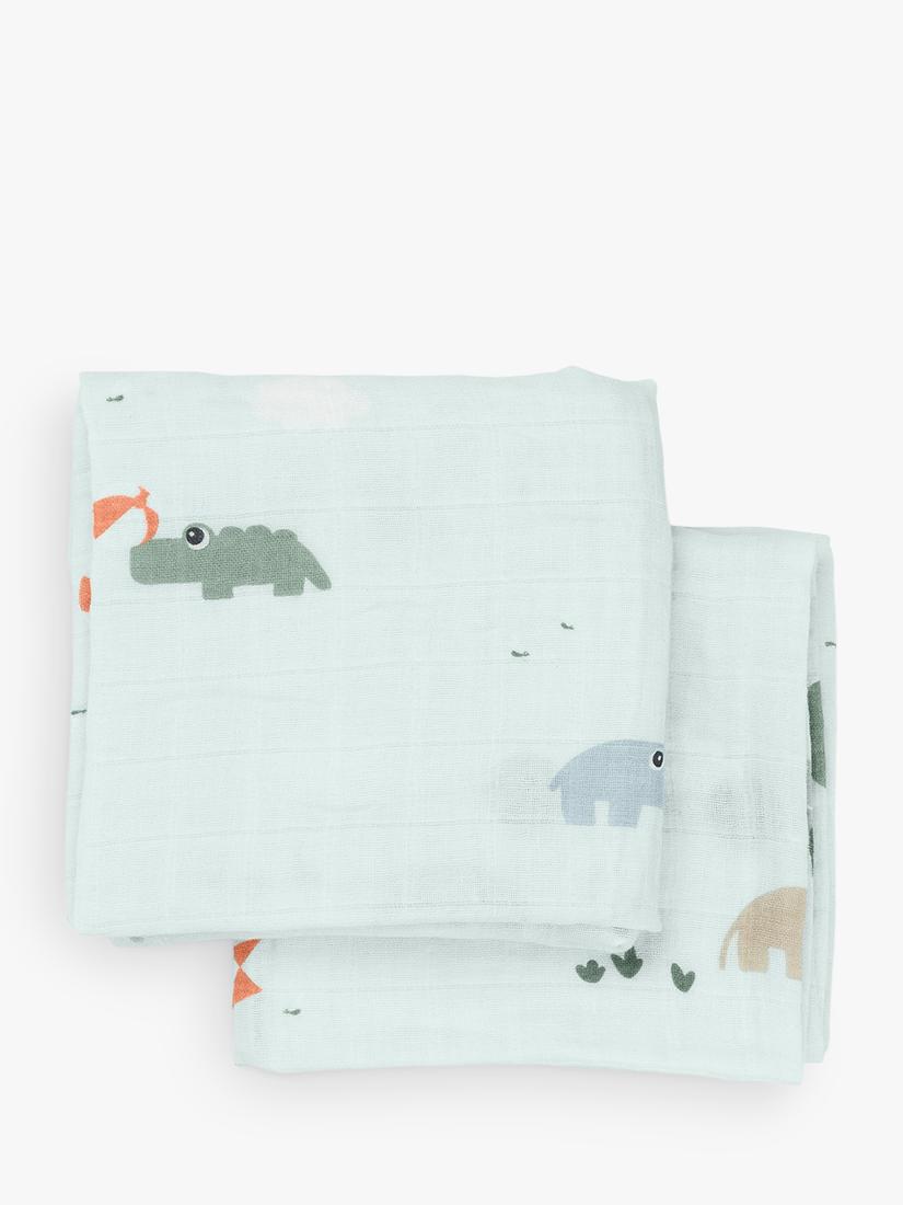 Muslins, Pack of 2, Playground Blue