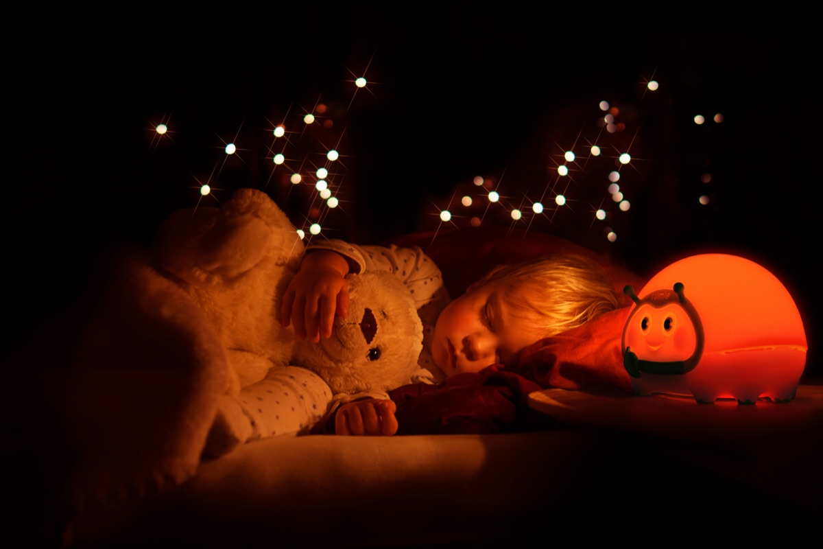 Bedbug Low-Blue Bedside Light with Sunset & Nightlight